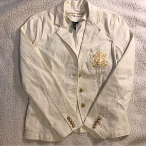 Fancy Womens Denim Ralph Lauren Blazer